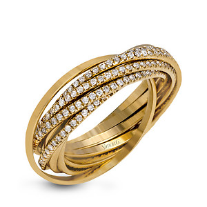 Yellow Gold Rolling Right-Hand Ring