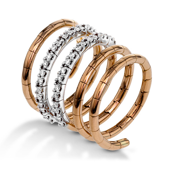 Right-Hand Spiral Ring