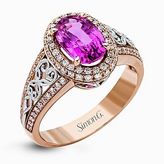 Pink Sapphire Fashion Ring